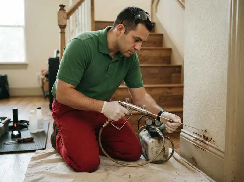 Drywood Termite Spot and Wood-Void Treatment in Houston, TX