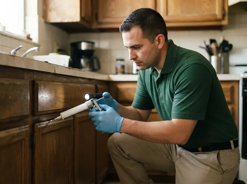German Cockroach Precision Baiting Protocol in Houston, TX